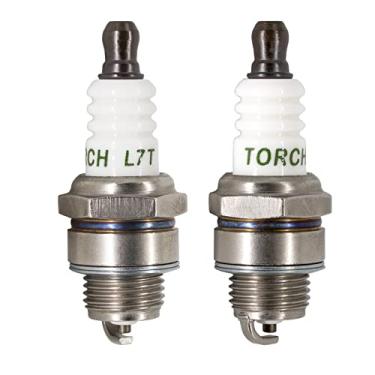 Imagem de 2PK TORCH L7T substituição de vela de ignição Champion CJ7Y CJ8Y, para NGK BPM7A BPM6A, para Bosch WS5F WS6F, para Denso W20MP-U, para P15Y, para Husqvarna Poulan Craftsman Stihl Motosserra cortador