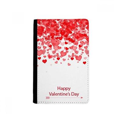 Imagem de Porta-passaporte de coração flores feliz dia dos namorados Notecase Burse carteira capa porta-cartão, Multicolor