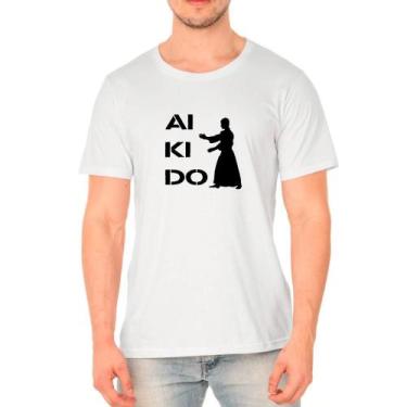 Imagem de Camiseta Masculina Algodão Aikido Macio Leve Casual - Ragor