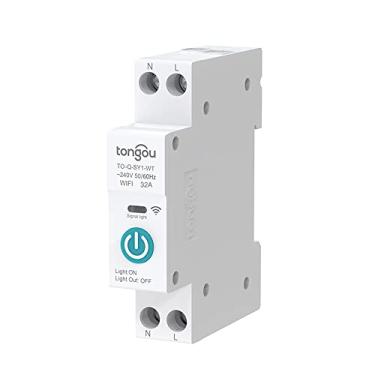 Imagem de Qudai Tuya Wifi Disjuntor Inteligente Controle Remotos Sem Fio Interruptor de Trilho Din Mobilephone APP Remotes Visualizando Equipamentos Domésticos Inteligentes Temporização de contagem regressiva L