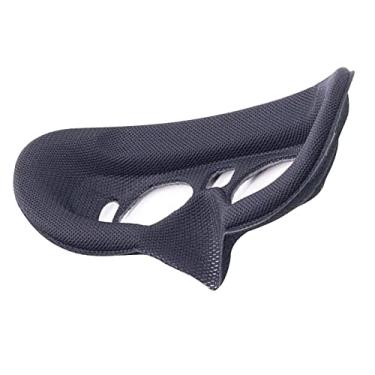 Imagem de TECKEEN Substitua a máscara de espuma preta de malha para os olhos máscara facial proteção contra vazamento de luz para óculos DJI Avata 2