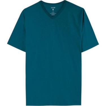 Imagem de Camiseta Básica Masculina Malwee Plus Size Gola V Ref. 87848