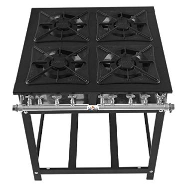 Imagem de Fogão Industrial 4 Bocas Duplas Baixa Pressão Super 40