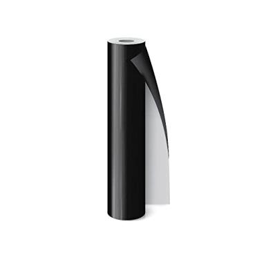 Imagem de Mimo Adesivo Vinil Brilho Preto Absoluto - 23 cm x 2,5 m - Superfície Brilhante e Acabamento Premium - Ultradurabilidade, Excelente Aderência e Lavável- Superflexível e Reposicionável