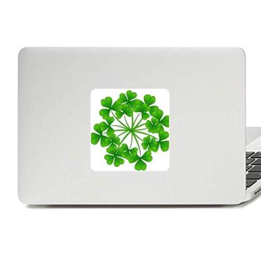 Imagem de Adesivo de vinil Paster com trevo de quatro folhas, círculo Irlanda, Dia de São Patrício, decoração de policarbonato