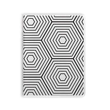 Imagem de Caderno de arte hexagonal com estampa de ilustração de grão para caderno, capa macia para diário
