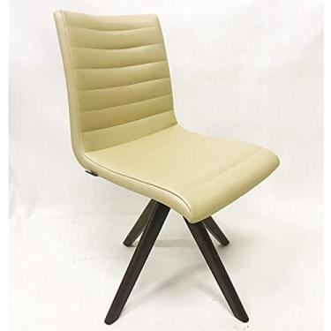 Imagem de Cadeira de Jantar Jaque Gomada Facto Champanhe base madeira maciça - Poltronas do Sul