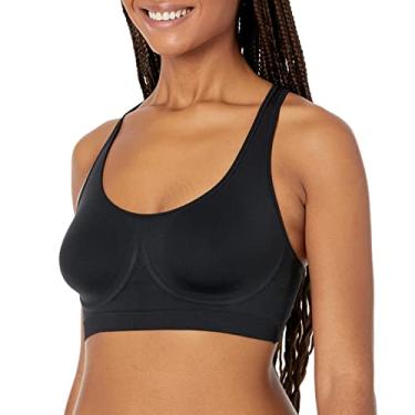Imagem de Calvin Klein Sutiã feminino sem forro flexível, Preto, P