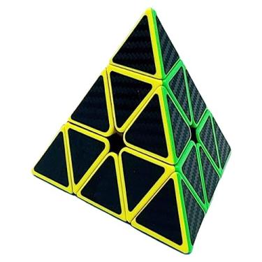 Imagem de Cubo Mágico Profissional Pyraminx MoYu Pirâmide Carbon