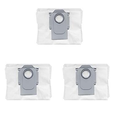 Imagem de HUAYUWA Peças de reposição para aspirador de pó (3 sacos de poeira) compatíveis com Roborock S8 Pro Ultra S8 S8+ G20 kit de acessórios para aspirador de pó robô