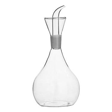Imagem de Distribuidor de azeite, jarra de óleo, utensílios de cozinha multiuso, garrafa de óleo de vidro, galheteiro de vinagre de óleo com pourer para, 350ML