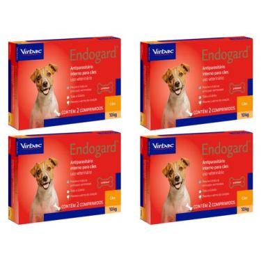 Imagem de Endogard Virbac Cães 10Kg - 2 Comprimidos - 4 Unidades