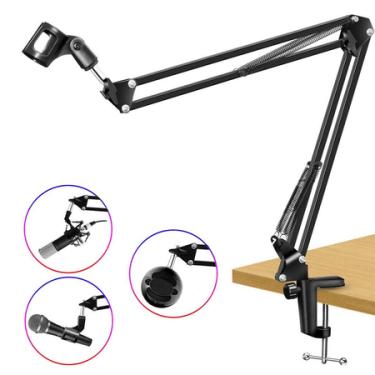 Imagem de Suporte Articulado Podcast de Mesa AK-36 Lança Ajustável para Microfones (75cm)