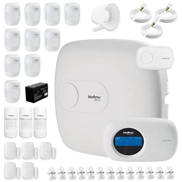 Imagem de Kit Central de Alarme AMT 2018 E Intelbras 18 sensores Completo Monitorada via Internet com Aplicativo para Celular