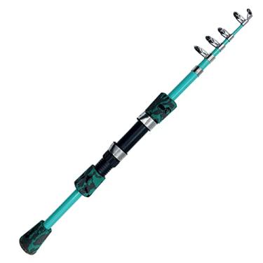 Imagem de Varas de Pesca Vara de Pesca Spinning Casting Fly Ultraleve Carpa Pesca Mão Isca Alimentador Engrenagem Camuflagem Mini Surf de Viagem 1,3 m 1,5 m 1,8 m Vara de Pesca Telescópica (Cor: Lago Azul Spin Rod, Tamanho