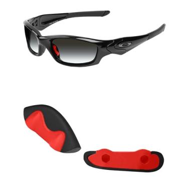 Imagem de Mryok Nosepiece para óculos de sol Oakley Straight Jacket 2007 - Vermelho Euro Fit