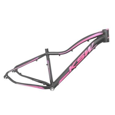 Imagem de Quadro Aro 29 Mountain Bike KSW MWZA 2020,17,Preto Rosa Azul