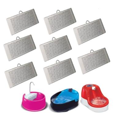 Imagem de Bacon Born Pet Kit 8 Filtros Refil Fonte Bebedouro Gatos Furacão Pet