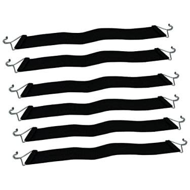 Imagem de Ostlttyn Acessórios de cadeira de gravidade zero, 6 peças de cintos de cadeira de gravidade espessa, cinto anti-rachadura reforçado com tecido para espreguiçadeira, cadeira de gravidade zero, cadeira