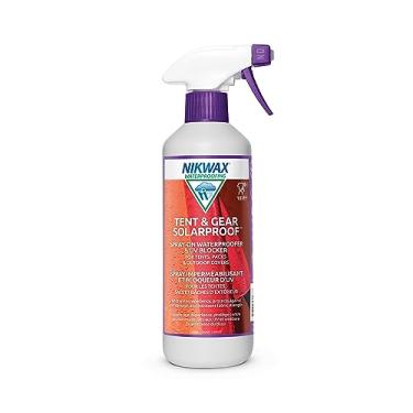 Imagem de Nikwax Barraca e equipamento, tenda e equipamento à prova de sol, 500 ml, impermeabilização por spray e protetor UV, protetor de chuva, restaura a repelência à água DWR em tecido externo, mosca de