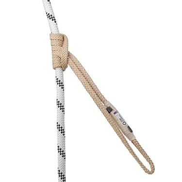 Imagem de GM CLIMBING 6,8 mm Endless Prusik Loop 38.1 cm 100% Technora 25kN Cabo de engate de fricção resistente ao calor Trança oca para backup de rapel Abseil, configuração de âncora ajustável, redes de