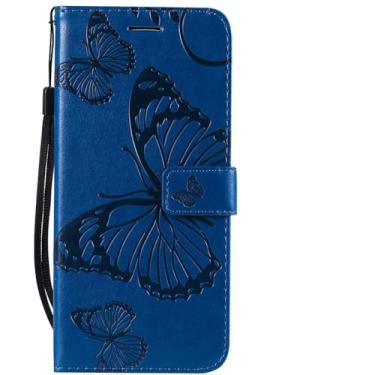 Imagem de Capinha para samsung galaxy a11 a21s a31 a41 a51 a71 a14 a24 a34 a54 5g flip capa de telefone de couro do plutônio, g6, azul, para samsung a34 5g