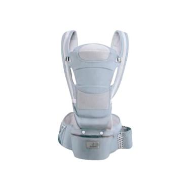 Imagem de Canguru para Carregar Bebê com 12 Posições Bolsa Ergonômica, Conforto Superior e Fácil de Usar Aguenta Até 20kg (CINZA)