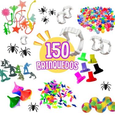 Imagem de Kit Festa Infantil com 150 Brinquedos Variados - Lembrancinha, Dia das crianças, Presentes, Festa junina