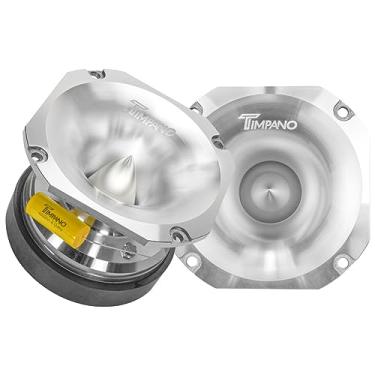 Imagem de Timpano Super Tweeter TPT-ST71 de 4 polegadas cromado, 8 Ohm, 900 Watts Max, 108 db, alta sensibilidade, PRO Audio Bullet Super Tweeters (par)