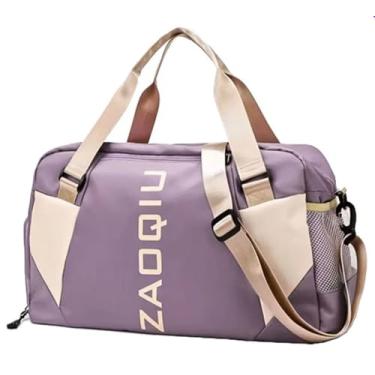 Imagem de Mala De Mão Esportiva De Viagem Com 3 Divisórias Lilás