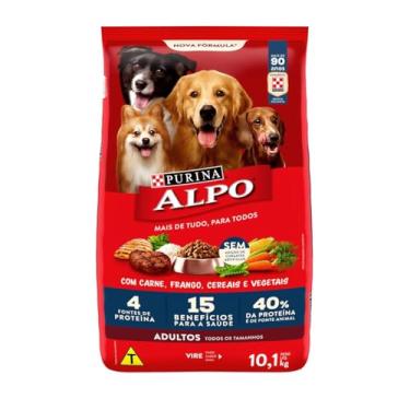 Imagem de Purina Alpo Alpo - Ração Cães Adultos Carne E Frango 10,1Kg