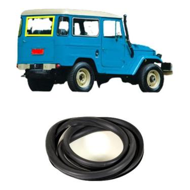 Imagem de Borracha Vigia Vidro Traseiro Toyota Bandeirante Até 1984 - Disk Bor