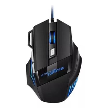 Imagem de Mouse Gamer Com Fio Usb Programável Rgb 4600dpi - Ecooda