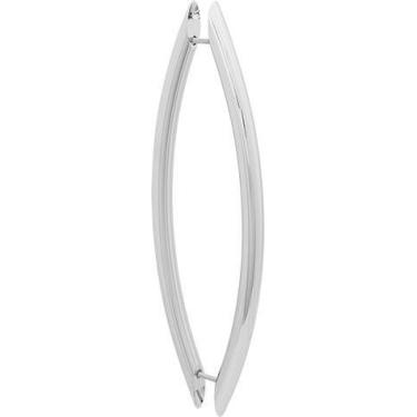 Imagem de Puxador Alça Dupla para Porta de Passagem 349 600mm Escovado Pauma