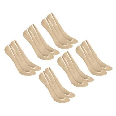 Imagem de Kit Com 6 Pares Meias Selene Sapatilha Modelo Super Invisível Feminina
