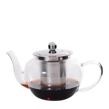Imagem de Chaleira com Infusor Inox 600ML Vidro - Mai Home