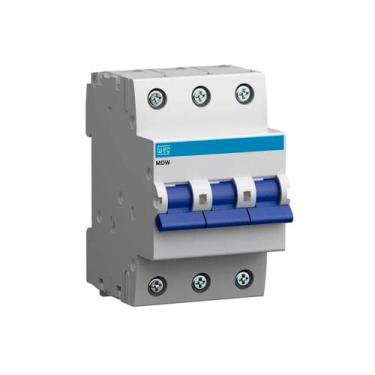 Imagem de Disjuntor tripolar 125a curva c mini din weg c125