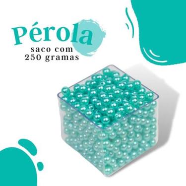 Imagem de Pérola Azul Claro 10Mm Pacote Com 250 Gramas - Nybc