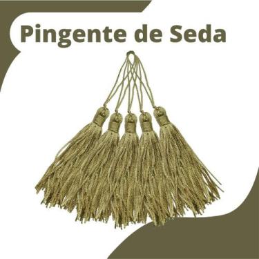 Imagem de Pingente De Seda Tassel - Franja - Caqui - Com 20 Unidades - Nybc