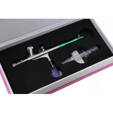 Imagem de Caneca aerografo gravidade dupla ação profissional bico 0,4mm urban ur