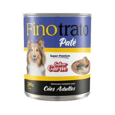 Imagem de Patê em Lata Finotrato para Cães Adultos Sabor Carne 280gr - VB RACOES