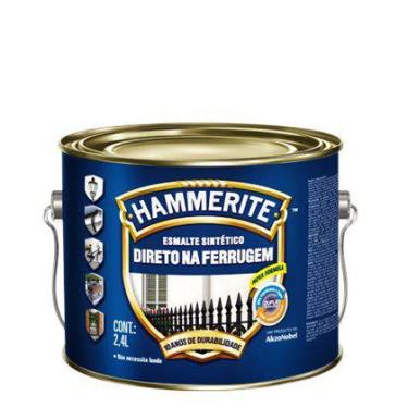 Imagem de Tinta Hammerite Cinza Direto Na Ferrugem - 2,4lt - Coral
