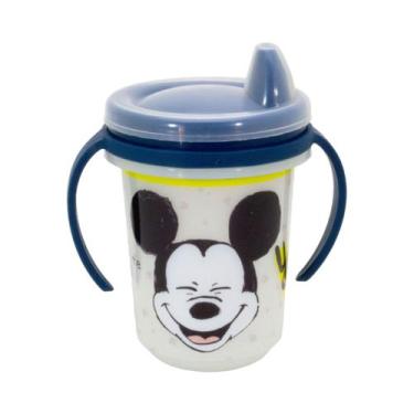Imagem de Copo Infantil com Alça Mickey Ou Minnei 330ml - Plasútil, Mickey