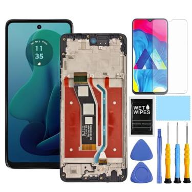Imagem de ZTOOYO Kit de substituição de tela para Motorola G 5G [versão 2024] para Moto G 5G 2024 com moldura XT2417 XT2417-1 XT2417D Tela LCD digitalizador montagem de tela sensível ao toque 6,6 polegadas