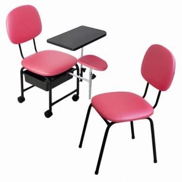 Imagem de Kit Manicure Cadeira Cirandinha + Cadeira de Cliente For-ty - For-ty S