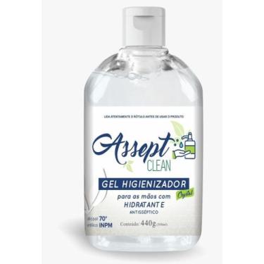 Imagem de Álcool em Gel 70 Assept Clean 500ml - Casa & Video