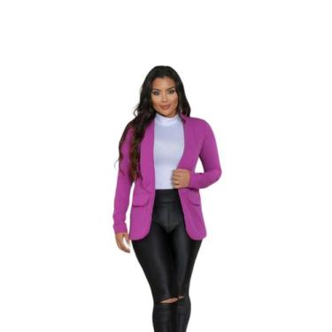 Imagem de Blazer Social em Alfaiataria com Bolso Falso Lateral - luh may, P, Lil