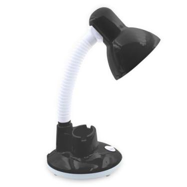 Imagem de Luminária Abajur Mesa Costura Manicure Articulável Preto - Arte Seduçã