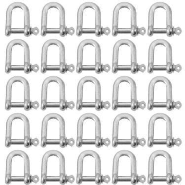 Imagem de Kit Manilha Reta Para Cabo De Aço 3/8'' 2,0004 (Com 25 Unidades) - Nor