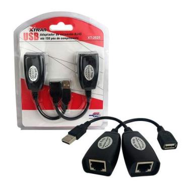Imagem de Cabo Adaptador Extensor USB Para Rj45 45 Metros - FLY